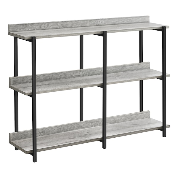 Monarch Specialties Accent Table, Console, Entryway, Narrow, Sofa, Living Room, Bedroom, Metal, Laminate, Grey, Black I 2217 - main
